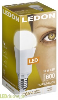 LED-Lampe A65 10W E27 D-CL