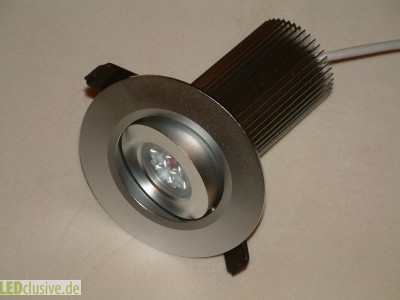 LED-Profi-Einbaustrahler vario 550lm/ 9W (ww)