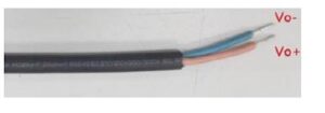 Kabel braun blau