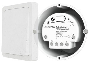 Nexentro zigbee module in Unterputzdose