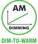 Dim to warm