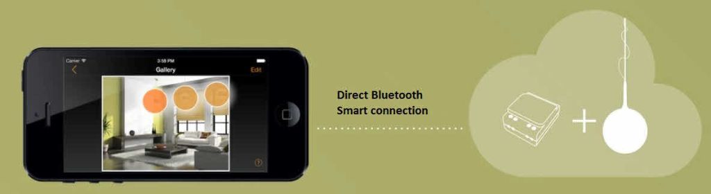 Casambi 1-10V Dimmer direkt bluetooth smart connection Direct Bluetoooth Verbindung