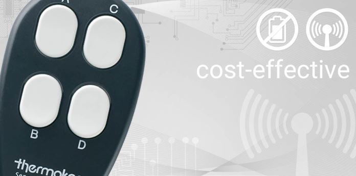 Kosteneffizienter Handsender mit EnOcean Funk