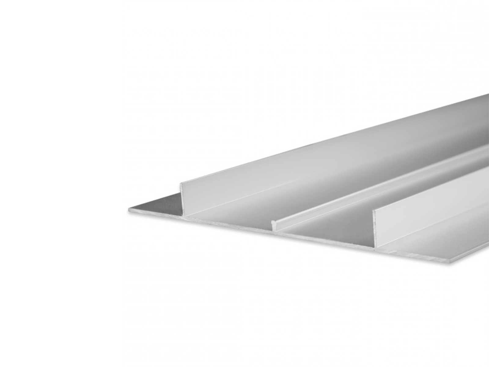 LED aluminum drywall profile AL-PU46 silver 2m LED aluminum drywall profile AL-PU46 silver 2m