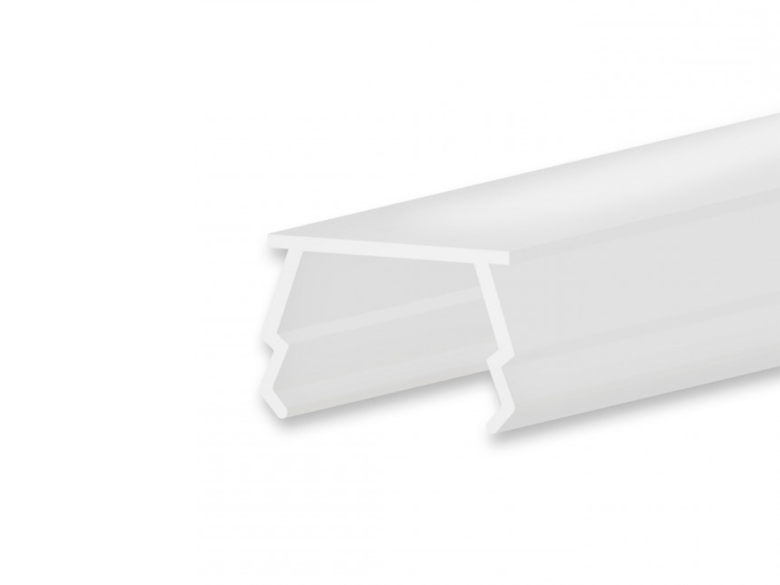 Opal cover suitable for drywall profiles AL-PU40, AL-PU46, AL-PU47 and AL-PU48 