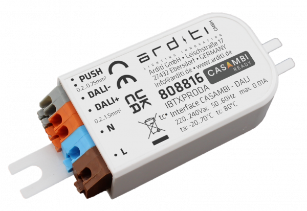 DALI interface with CASAMBI lighting control DALI interface with CASAMBI lighting control