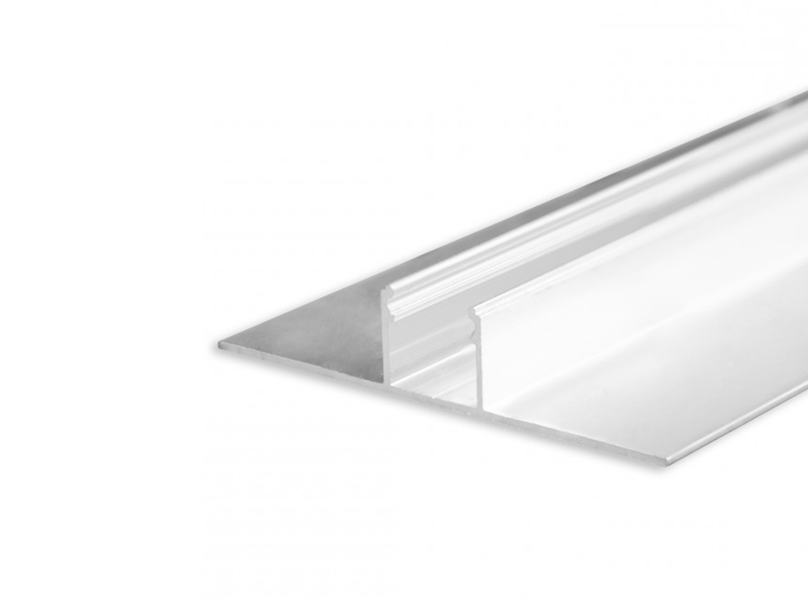 LED aluminum drywall profile AL-PU41 light line silver 2m LED aluminum drywall profile AL-PU41 light line silver 2m