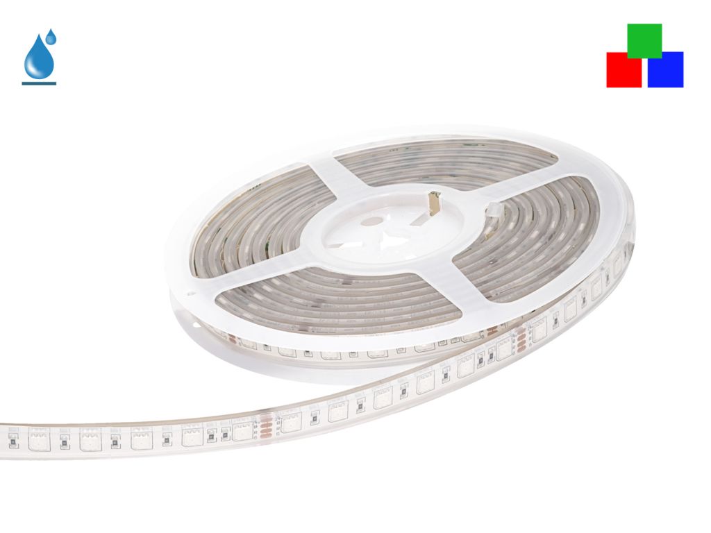 O24RGB60-1 5m Outdoor LED Stripe 24V RGB 60LEDs/m IP67