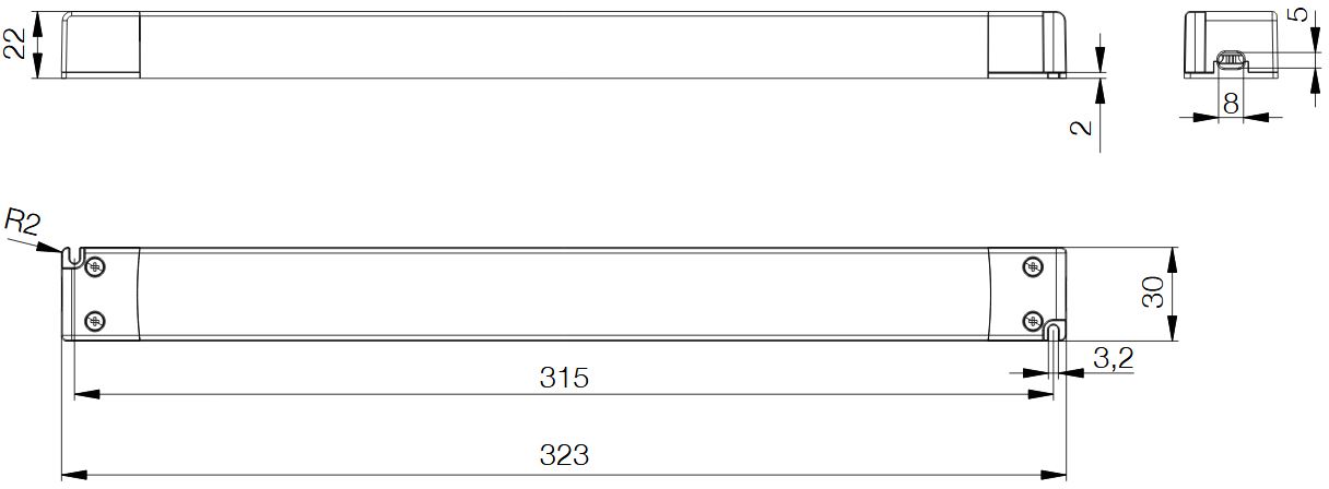 LED Power supply 150W IP20 Slim