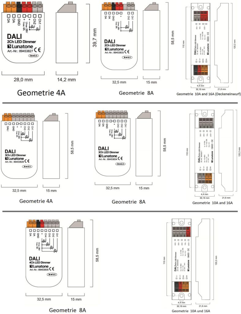 Abmessungen Abmessungen