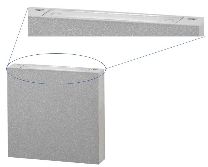 Kennzeichnung des zweiten Lichtaustritts Kennzeichnung des zweiten Lichtaustritts