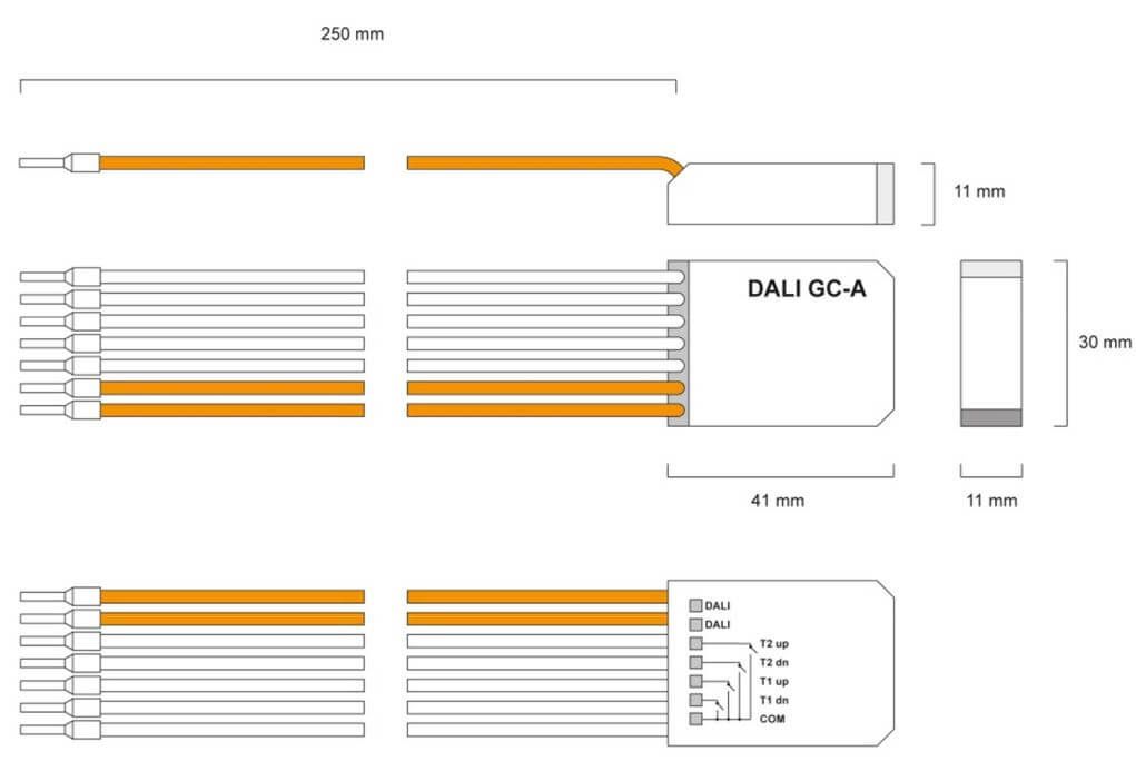 Anschlussmöglichkeiten Gruppenkontrollmodul