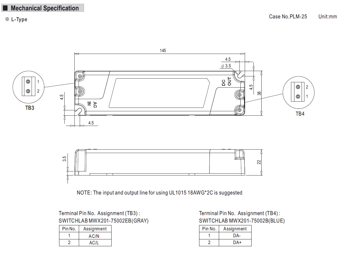 DLP-04 Serie DALI Stromversorgung 16V 240mA
