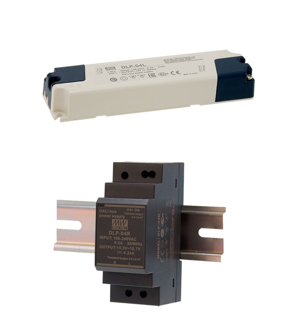 MEAN WELL DLP-04R DALI Bus Netzteil DIN Hutschiene MEAN WELL DLP-04R DALI Bus Netzteil DIN Hutschiene
