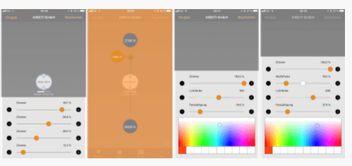 Casambi wasserdicht Screenshots