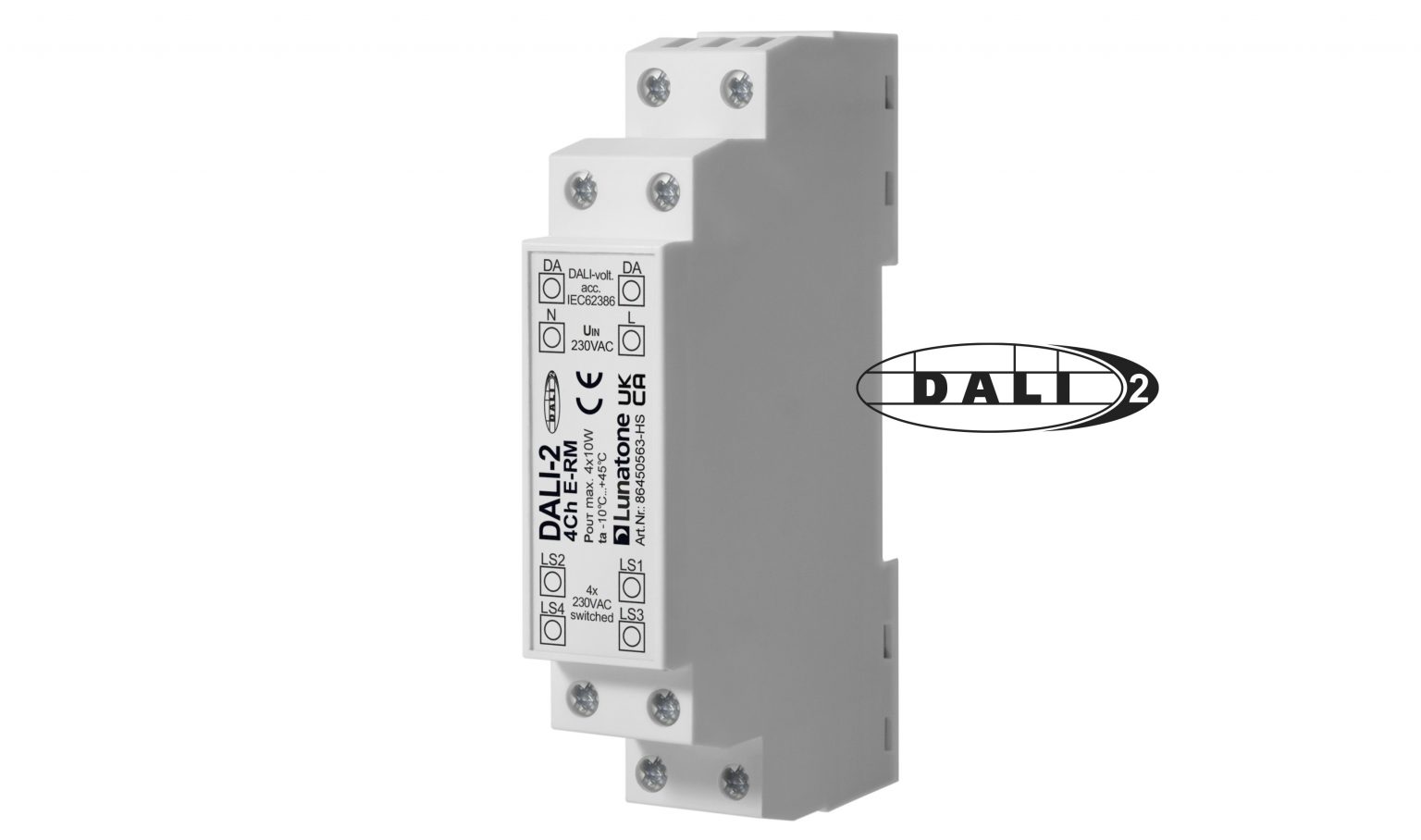 DALI-2 4Ch E-RM 4-Kanal Modul DALI-2 4Ch E-RM 4-Kanal Modul