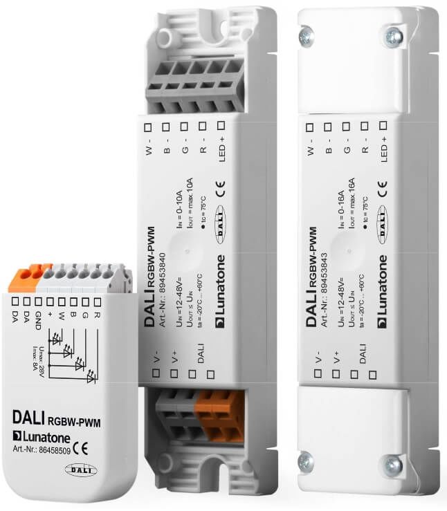  DALI RGBWProduktbild Dimmer (Konstantspannung) oder RGB Dimmer
