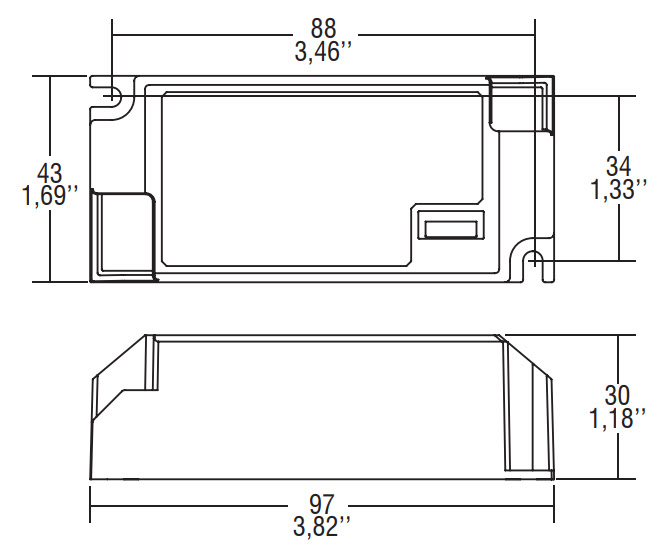 DALI 38BI - 127492 Abmessungen