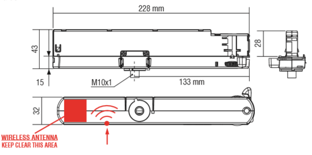 TCI LED driver with Casambi module for conductor rail
