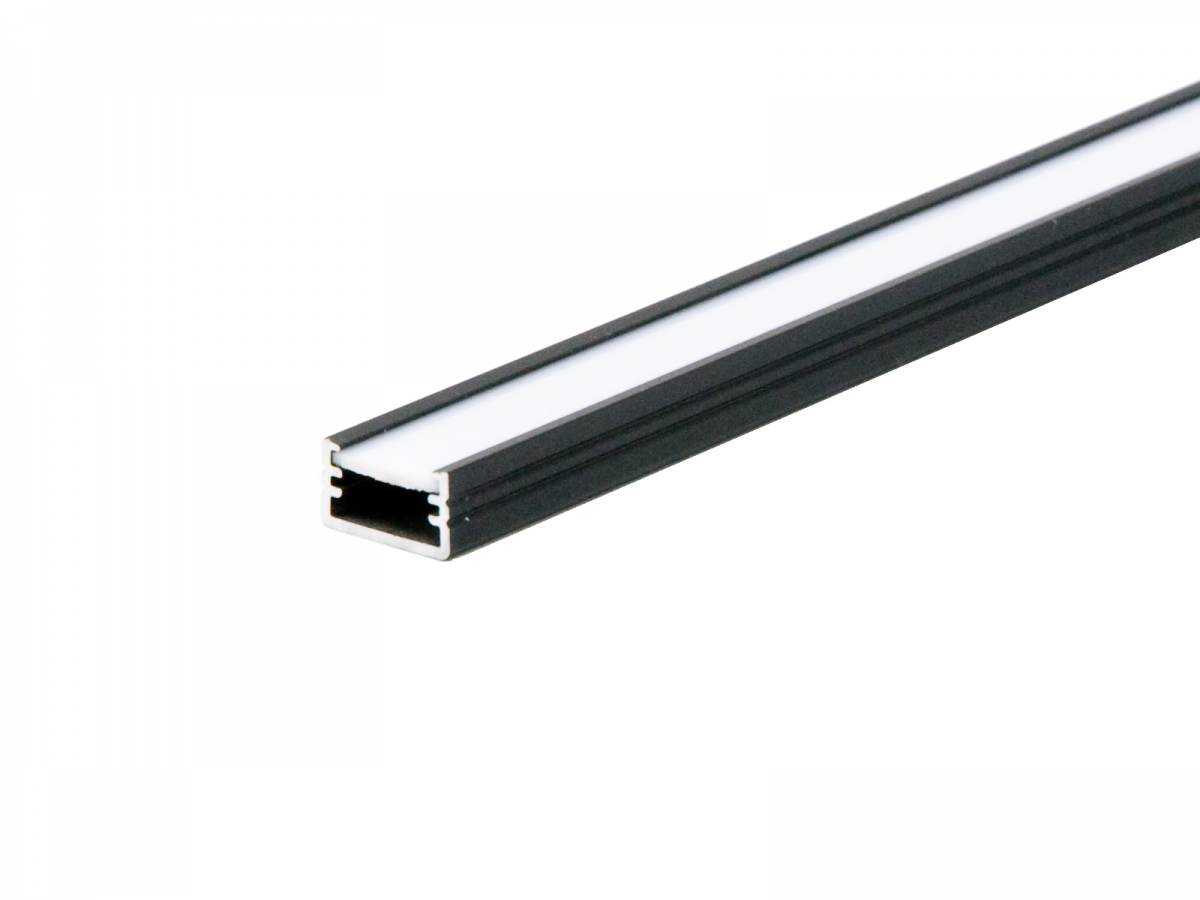 LED Alu U-Profil AL-PU2 7mm mit Abdeckung LED Alu U-Profile AL-PU2 7mm with Cover