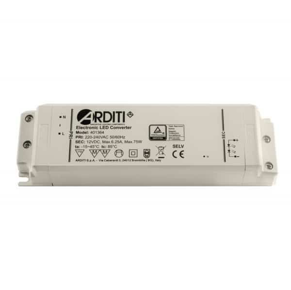 Independent LED power supply 75W 12V/24V