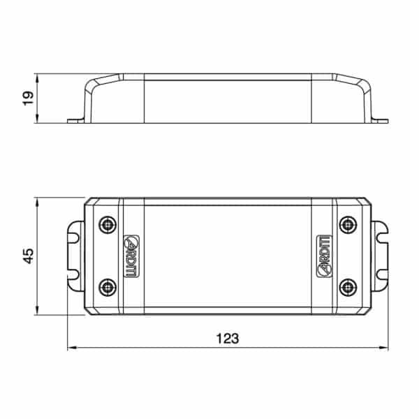 Independent LED power supply 20W with constant current 350mA / 700mA Independent LED power supply 20W with constant current 350mA / 700mA