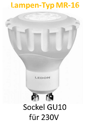 LED Spots GU10 230V
