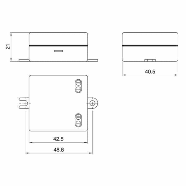 6057-2 Built-in LED power supply 7W with constant current/constant voltage