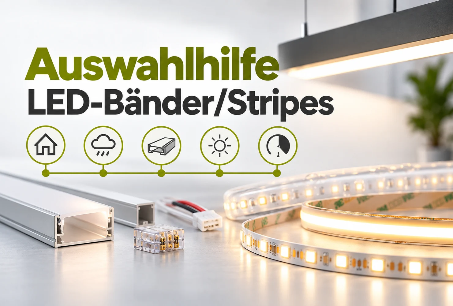 Guide for LED stripes Guide for LED stripes