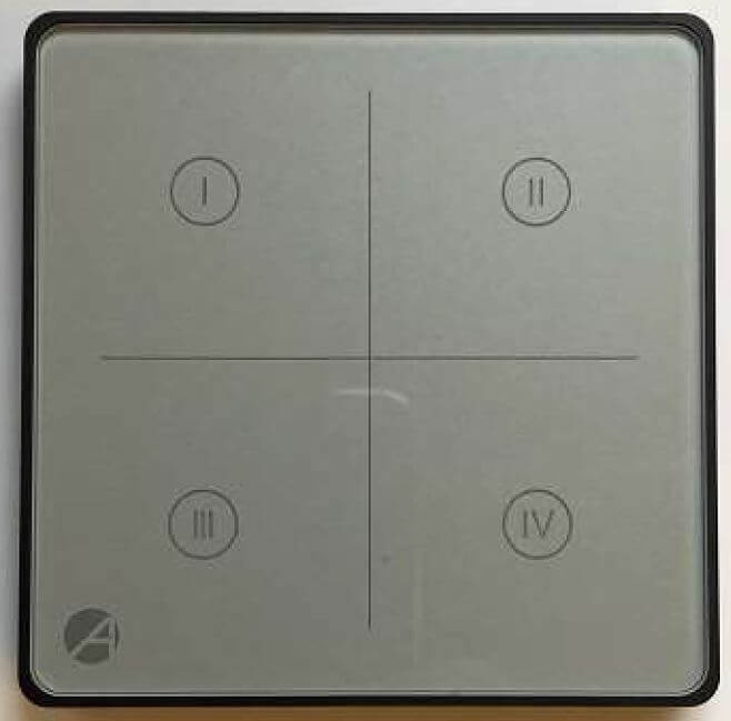 Casambi Schalter Grau CASAMBI remote control with glass surface