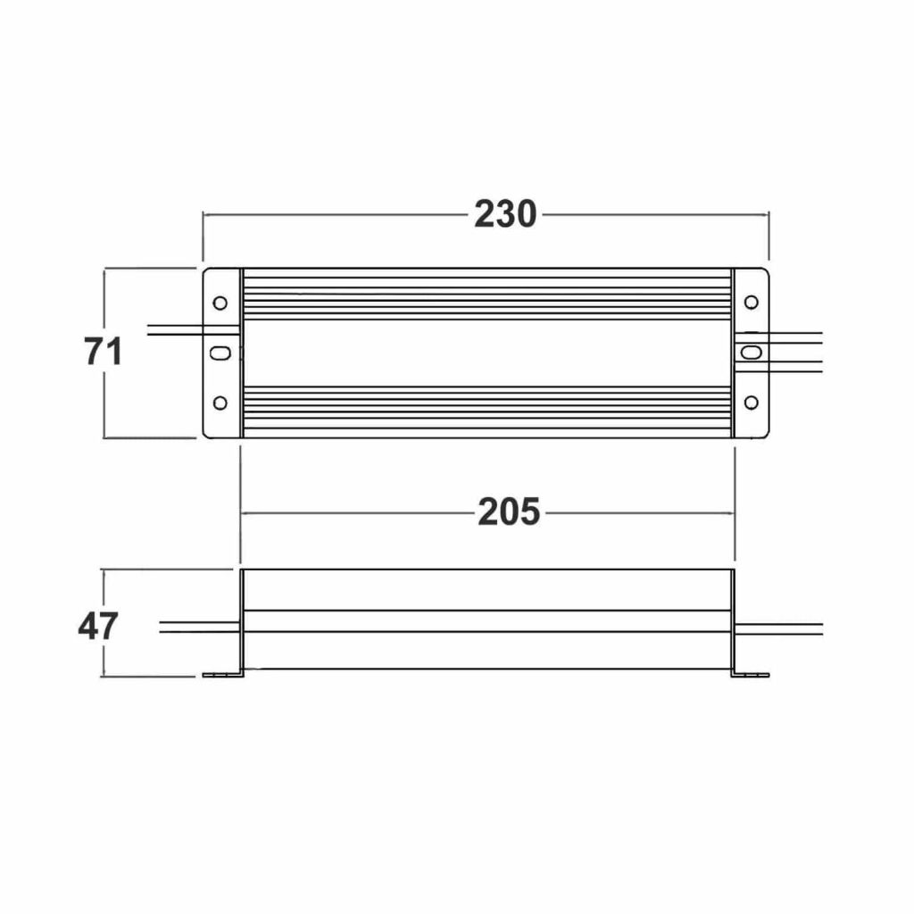 LED Power supply 60/100/150W 12V/24V controllable 0-10V