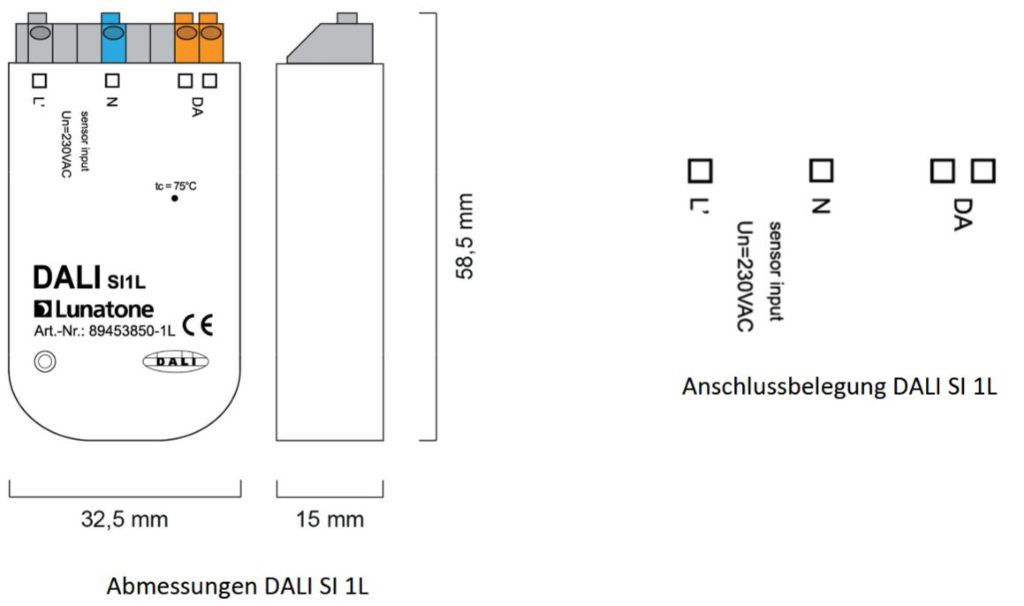 DALI SI Sensor Interface