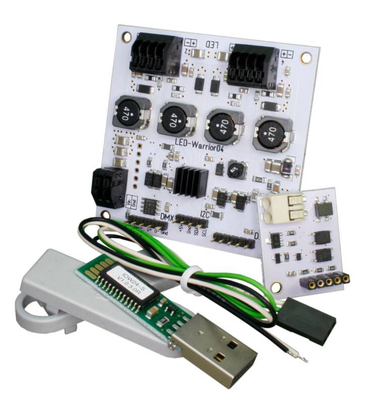 LED Driver LW04 Starter Kit IEC 62386 DMX and I2C LED Driver LW04 Starter Kit IEC 62386 DMX and I2C