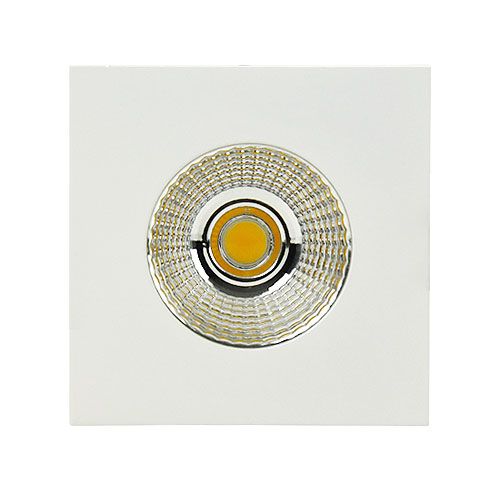 Oberfläche weiß des eckigen downlight
