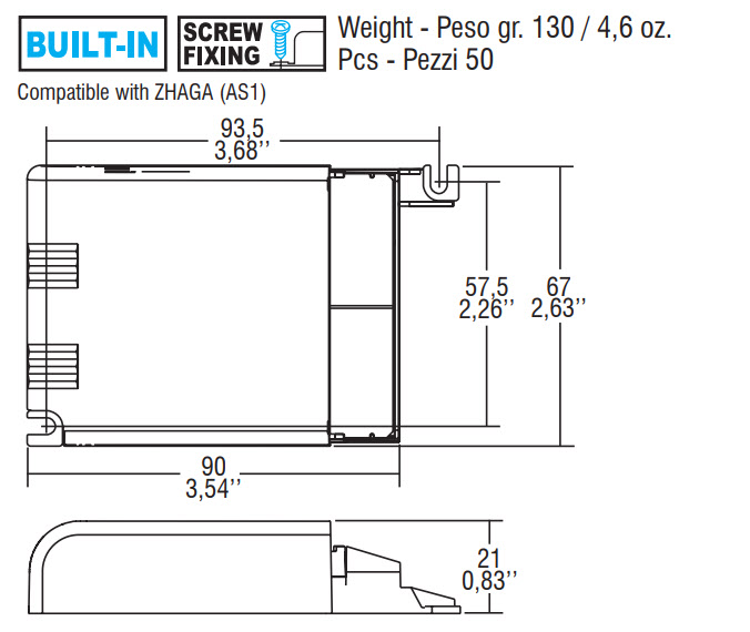 125458 - 151458 Abmessungen 125458 - 151458 Abmessungen