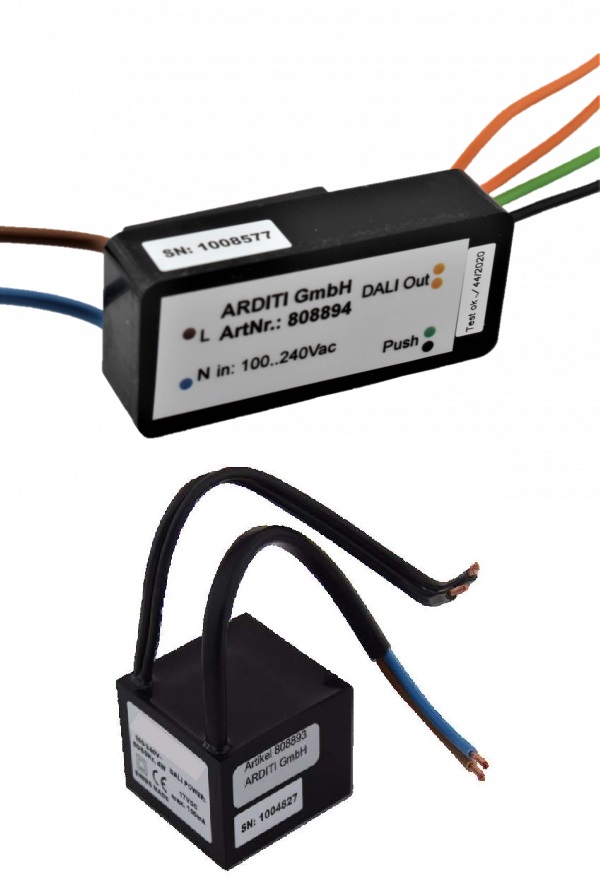 Casambi Schnittstelle, konfigurierbar für bis zu 25 / 60 DALI-Teilnehmer 