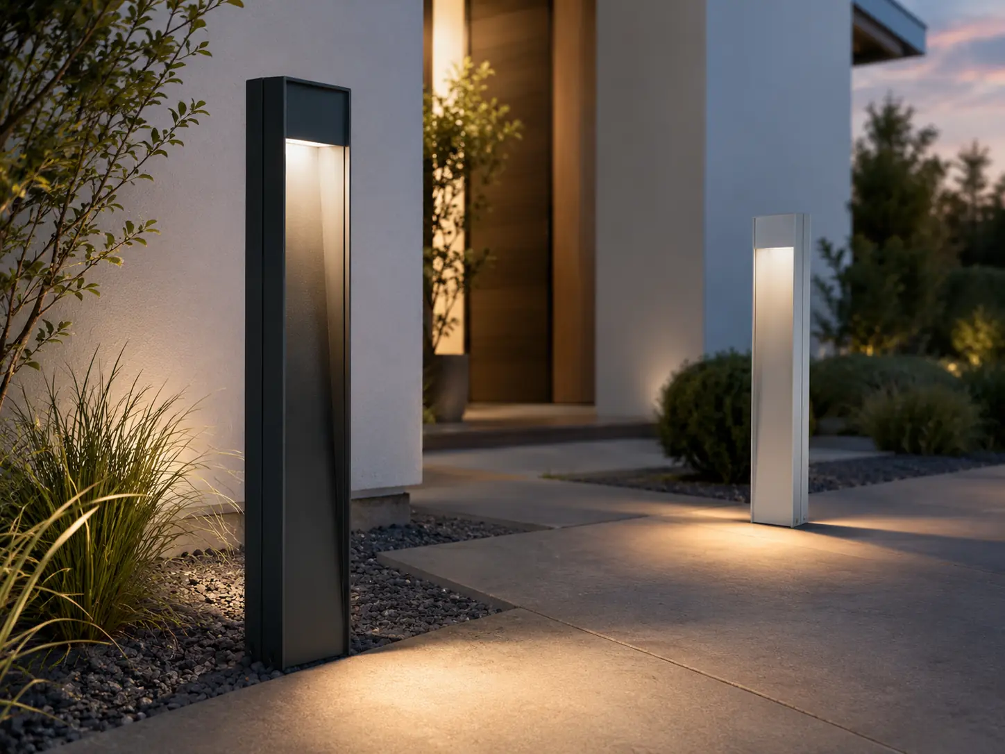 STANDING LED Aluminium bollard 230V 8W