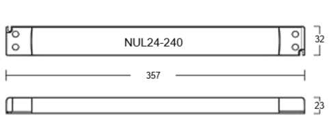 Independent LED power supply slim 240W 24V Independent LED power supply slim 240W 24V