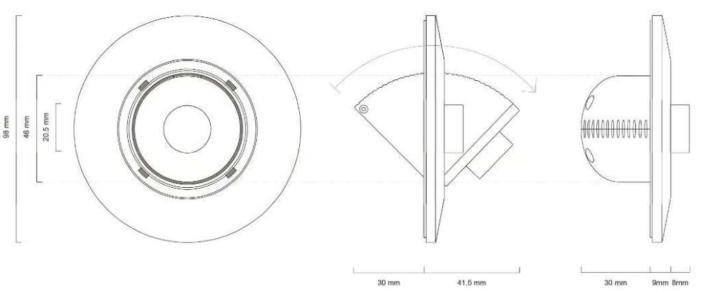 Lichtsensor LS Modul abmessungen
