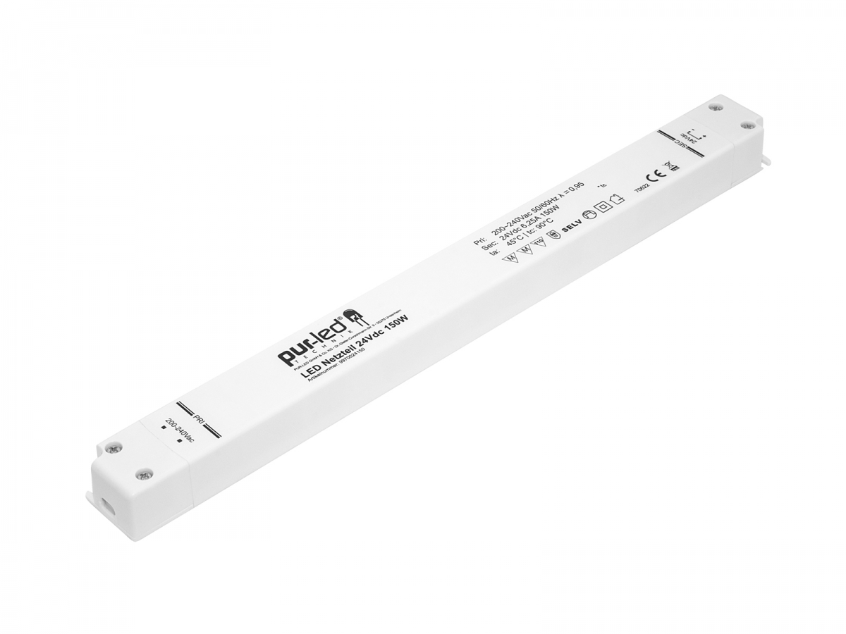 LED Power supply 150W IP20 Slim LED Power supply 150W IP20 Slim