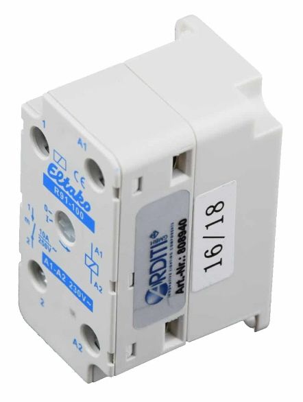 Frontansicht Relais R91-100 10A Frontansicht Relais R91-100 10A