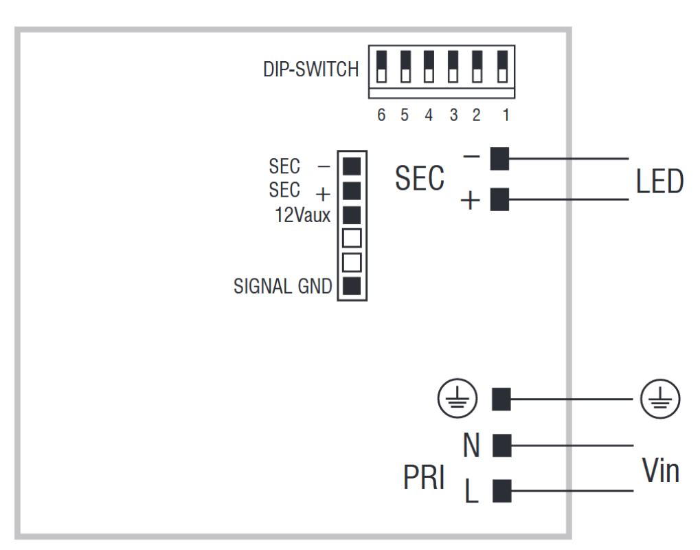 MP55 Hochstrom LED Treiber von TCI schaltplan MP55 Hochstrom LED Treiber von TCI schaltplan