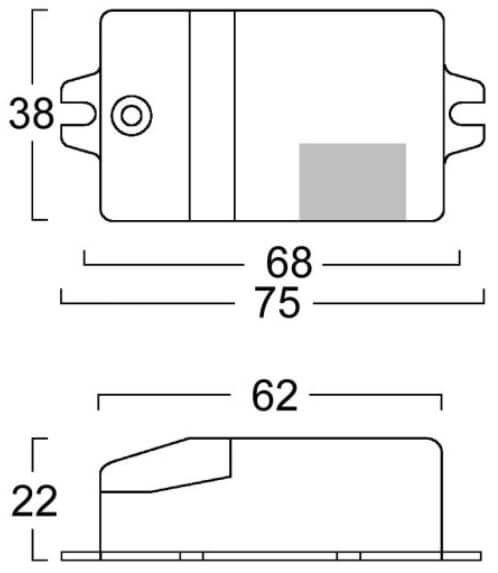 Abmessung Casambi bluetooth DALI