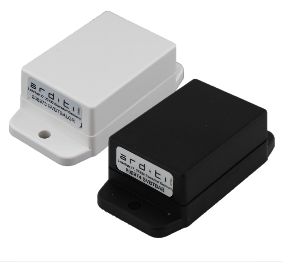 Battery operated surface mounted vibration sensor for CASAMBI networks Battery operated surface mounted vibration sensor for CASAMBI networks
