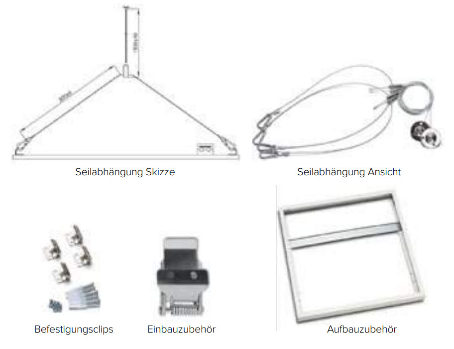 Zubehör K-Aera-Flat Equipment for K-AERA-Flat