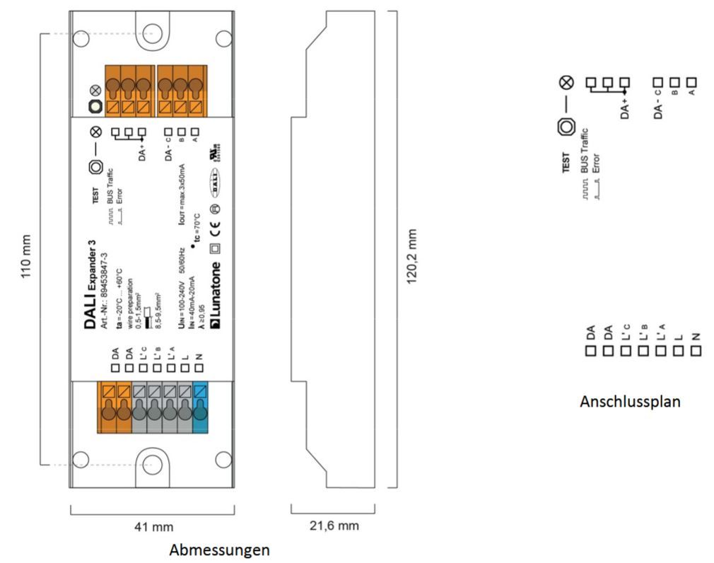 DALI Expander 3 Unit DALI Expander 3 Unit