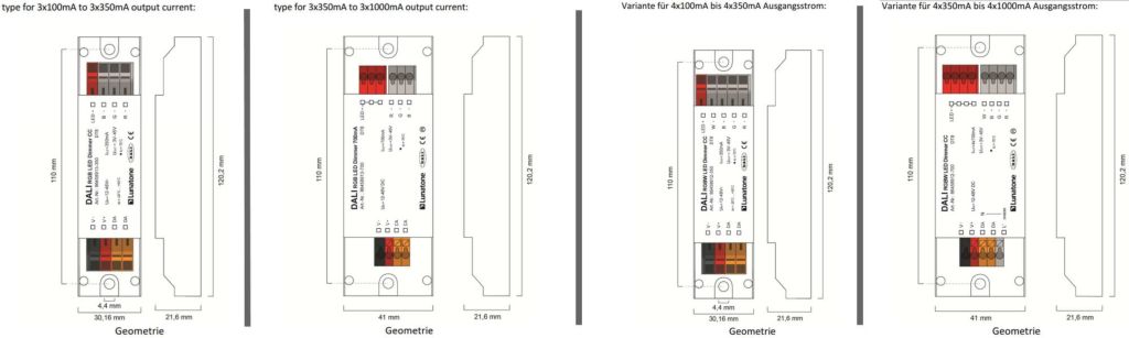 Schaltbild Beispiel RGB/W Dimmer Schaltbild Beispiel RGB/W Dimmer