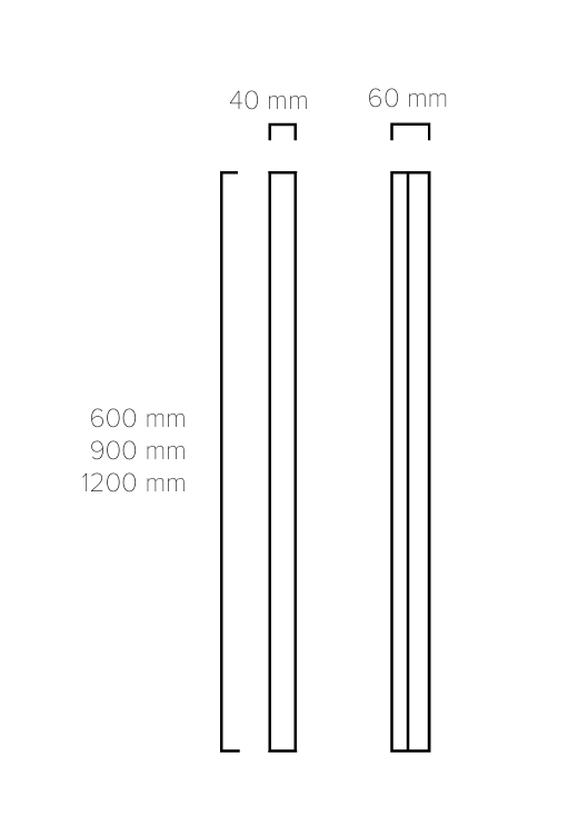 KITEO ONE LED wall light IP44 chrom