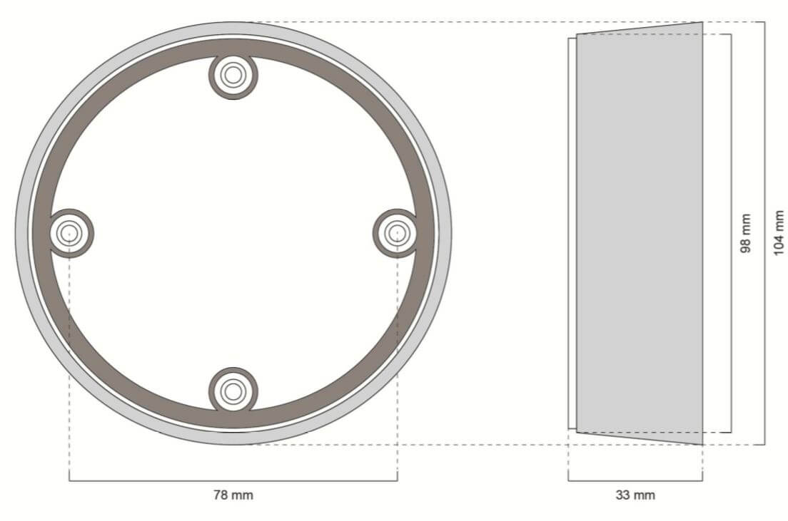 Präsenzmelder lunatone abmessung