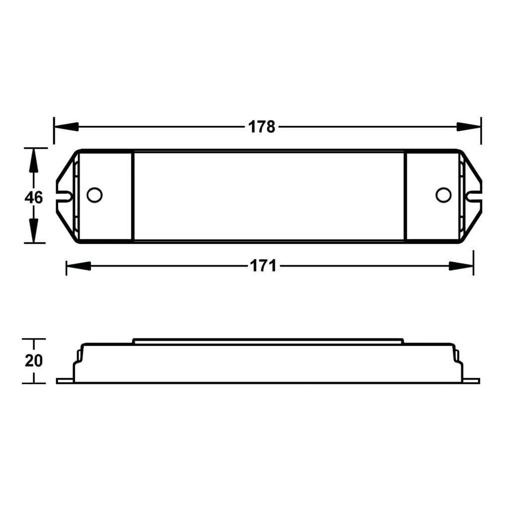 Abmessungen LED Dimmer Abmessungen LED Dimmer